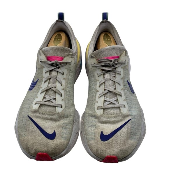 NIKE Invincible Run 3 Running Shoes Mens Sz 15 White Blue Pink Zoom X Sneaker - Picture 9 of 16